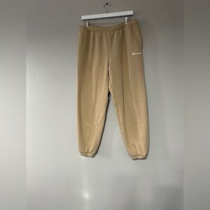 Champion Tan Joggers Size Large
